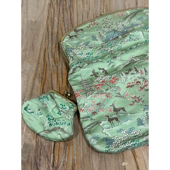 M. Yamamoto & Co. Kyoto Japan Brocade Bag with Chain Handle - Picture 2 of 7